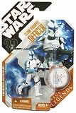 Star Wars Saga Legends 30th Anniversary Set with Coin - CLONE TROOPER OFFICER - BLUE Version