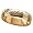 Personalized 5mm. Gold-Over-Sterling Silver Band with Name Outside- 7