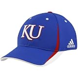 adidas Kansas Jayhawks Royal Blue Official Team Flex Fit Hat