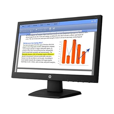 HP V194 18.5-inch LED backlit Monitor (V5E94AA) with HP 3 Years Warranty/ Resolution: 1366 x 768 @ 60 Hz/ HD Display...
