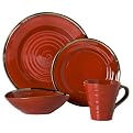 Red Swirl Dinnerware Collection