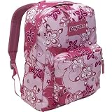  : JanSport Superbreak Backpack (Pink Henna Flora)