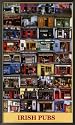 Irish Pubs Framed Art Poster Print, 22x37