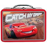 Disney Pixar Cars Lightning Mcqueen Tin Lunch Box (Black)