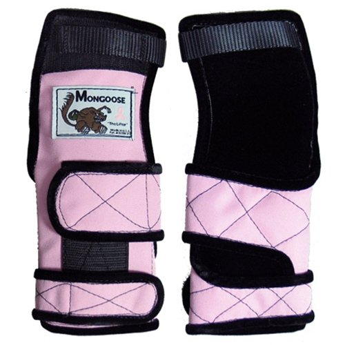 Bowlerstore ProductsMongoose Lifter Pink Wrist Support- Left Hand