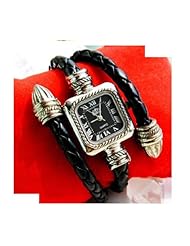 Lovely Leather Strap fashion ladys womens bracelet watches wrist bangle watch WP@TGZ153755B