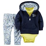 カーターズ Carter's ボディスーツ + カーディガン + パンツ 豪華3点セット 3-Piece Cardigan Set 24M (83-86cm)