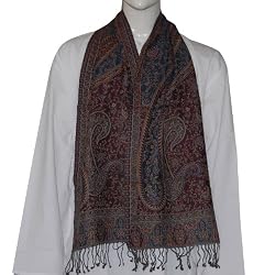 Neck Scarf Men Wool Muffler 12 x 60 inches