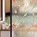 Coavas Window Privacy Film Non-Adhesive Frosted Bird Window Film Decorative Glass Film Static Cling Film Bird Window Stickers for Kids Home Office 17.7In. by 78.7In. (45 x 200Cm) â€¦