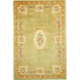 Ruby Fleur-De-Lis Aubusson Sage 8902 2'3'' X 9'6'' Runner