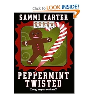 Peppermint Twisted: A Candy Shop Mystery (Wheeler Large Print Cozy Mystery) Sammi Carter