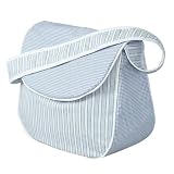 Hoohobbers Sherbert Blue Messenger Diaper Bag