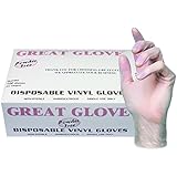 GREAT GLOVE Vinyl Powder Free General Purpose, Foodservice Glove