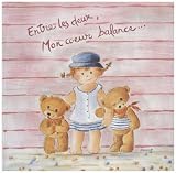 Entre les Deux, mon Coeur Balance (Between the Two, my Heart Balances) by Joelle Wolff poster prin
