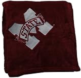 Mississippi State Bulldogs Embroidered Fleece Throw (50 x 70-inch)