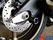 06-08 Kawasaki EX650 Shogun Swing Arm Spools Black
