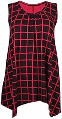 Plus Size Animal Print Leopard Print Striped Print Sleeveless Viscose Gathered Jumper 