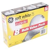 GE DoubleLife Soft White Bulb, 75 Watt