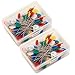 Wisehands Multi-colored Flat Flower Head Pins Boxed, 100 Per Pack - Colorful, Pack of 2