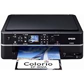 EPSON Colorio インクジェット複合機 EP-802A 有線・無線LAN標準搭載 2.5型カラー液晶 前面二段給紙 6色染料インク