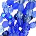 Czech Fire Polish Round Glass Beads 4mm (100) MIX BLUE TONES