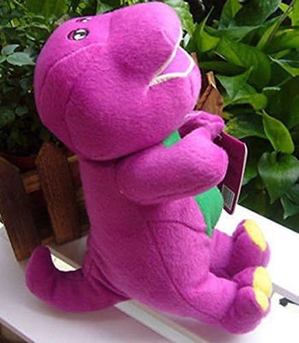 7" Best new Barney The Dinosaur Sing I LOVE YOU song Purple Plush Soft ToyDoll