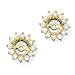 14K Yellow Gold 1 ct. Diamond Earring Jackets