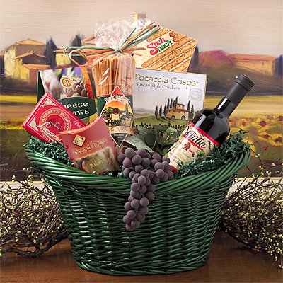 A Taste of Tuscany - Italian Gourmet Food Gift Basket - Large - A Great Dinner for Two!