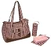 Kalencom Heavenly Dots Weekender Diaper Bag - Pink