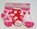 Carter's Watch the Wear Baby/Infant Girl Booties 3 Pair Size: 12-24 Months Pinks/print
