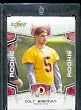2008 Score Football Card # 418 Colt Brennan (RC - Rookie Card) QB - Washington Redskins / Shipped in Protective Screw Down Display Case