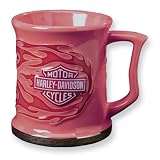Harley-Davidson Duo Flame Pink 12oz Ceramic Mug
