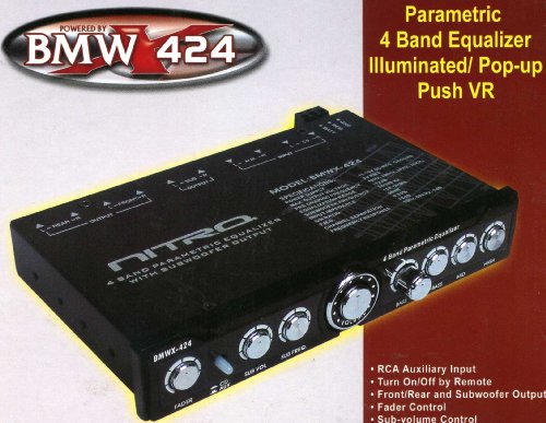Parametric 4 Band Equalizer Illuminated/Pop-Up Push VR