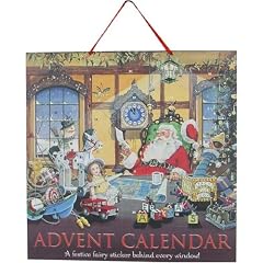 2009 Advent Calendar: A Letter to Santa, with festive fairy stickers