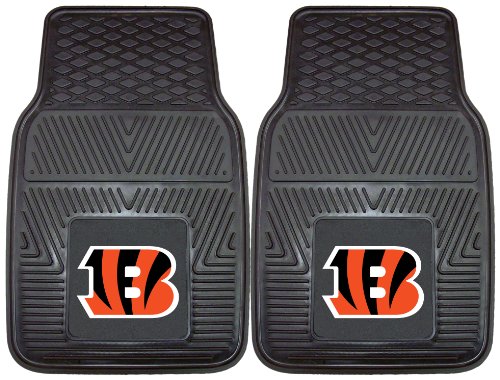 Nifty 8891 NFL-Cincinnati Bengals Vinyl Universal Heavy Duty Fan Floor Mat