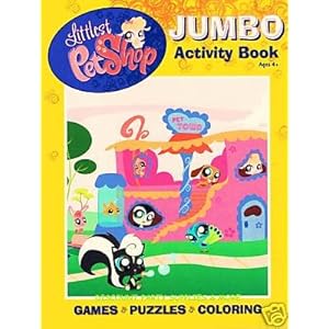Littlest  Shop Coloring on Amazon Com  Littlest Pet Shop Coloring   Activity Book Pet Town