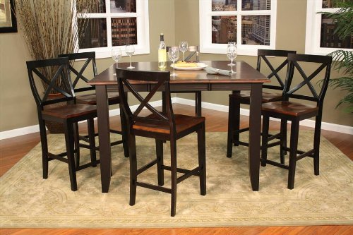 Rosetta Table with 6 Camden Stools
