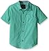 Calvin Klein Boys' Lifestyle Short Sleeve Plaid Shirt