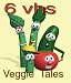 veggie tales set 6 vhs: veggie tales are you my neighbor, veggie tales king george an...