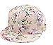 Floral Flower Snapback Adjustable Fitted Men's Women's Hip-Hop Cap Hat Headwear