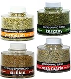 Dean Jacob's Bread Dipping Blend Variety Pack - Parmesan, Tuscany, Sicilian, Rosa Maria