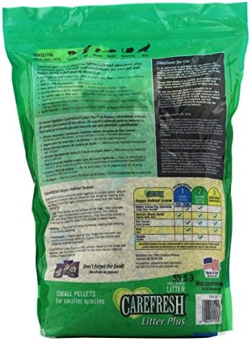 Absorbtion Corp Carefresh Pet Litter Plus for S Animals, 7.5-Liter