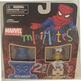  Marvel Minimates Series 34 Mini Figure 2Pack 90s Beast & 90s Rogue