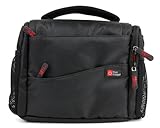 DURAGADGET Large Rugged Comfortable Padded Double-Zip Case with Adjustable Shoulder Strap for Use with New GoPro HERO 4 Action Camera