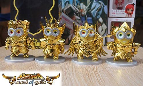 Saint Seiya Soul of Gold : Minion in Leo, Gemini, Virgo, Sagittarius Gold Cloth / Armour Figure 4 pcs/set