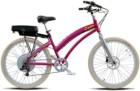 ProdecoTech v3.6 OASIS ST 48V 750W 8 Speed 9Ah Li Ion Electric Bicycle, Magenta Metallic, 26-Inch/One Size