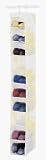 10 SHELF HANGING SHOE SHELVES STORAGE BAG