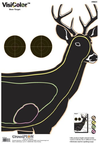 Buy VisiColor(TM) High-Visibility Paper Targets, Deer, 13x18 - 10pk by Champion