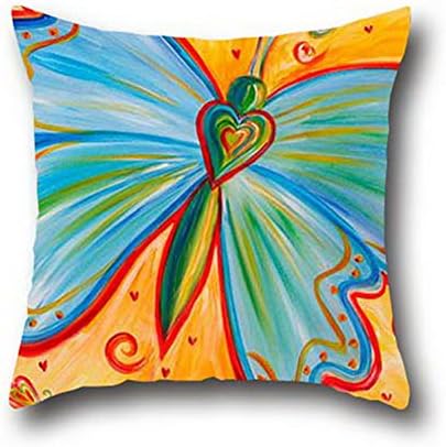Goling Bbay Oil Painting Butterfly Art Set Solid, White - Super Soft Pillow Case ( 20*30 )