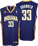 Danny Granger Jersey: adidas Navy Replica #33 Indiana Pacers Jersey - Large